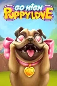 Go High Puppy Love – pug dog slot with a gold medallion