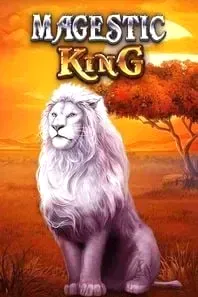Majestic King slot – white lion in the savannah
